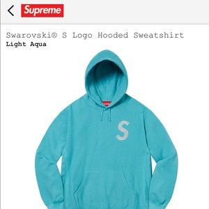 Supreme Swarovski S Logo Hoodie